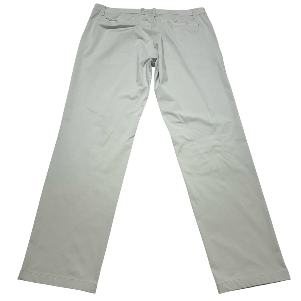 Rhone Commuter Classic Pants Men's 38 Beige Stretch Performance Dress Travel - Picture 3 of 12
